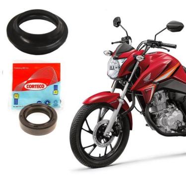 Imagem de Guarda Pó Bengala Retentor Corteco Bros Cg Titan Fan 150 160 - Dvsc - 