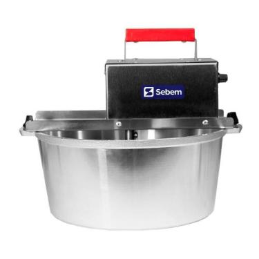 Imagem de Panela Elétrica 10 Litros Inox Máquina de Mexer Massa de Coxinha Mistu