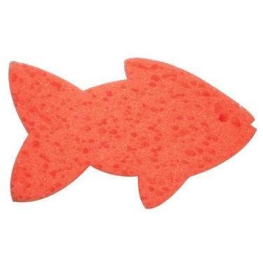 Imagem de Esponja De Banho Infantil Soft Formato Peixinho Marco Boni, Laranja, P
