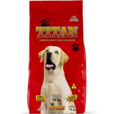 Imagem de Ração Titan Para Cães Adultos Sabor Carne 15 kg