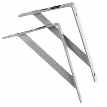 Imagem de Suporte Prateleira Mão Francesa Uso Madeira 30x30cm 12 Peças - Starfer