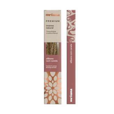 Imagem de Incenso Nirvana Olíbano E Canela Natural Premium C/5 Var. - Lua Místic