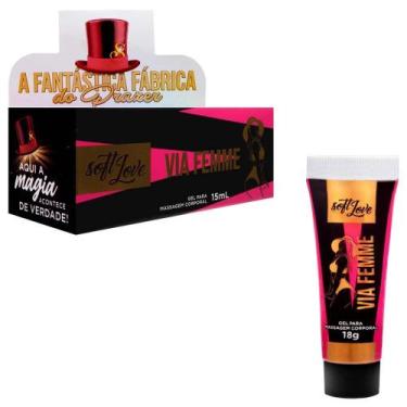 Imagem de Via Femme Gel Excitante Feminino 15Ml Soft Love