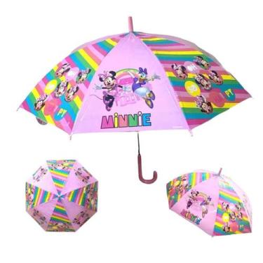 Imagem de Guarda Chuva Sombrinha Infantil Mickey Minnie Original - Tuut, Minnie