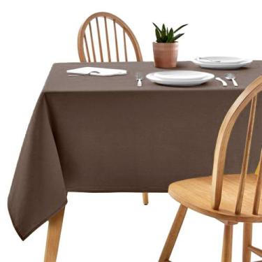 Imagem de Toalha de Mesa Lisa Ox Marrom - FASTLAR, 140x200cm