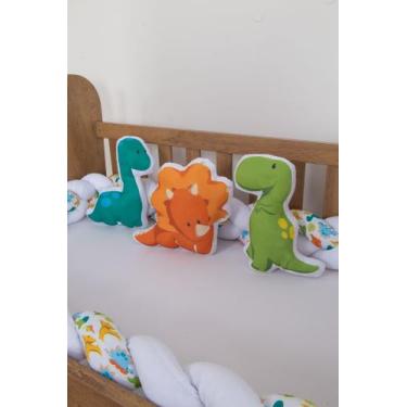 Imagem de Trio de Almofadas Decorativa Infantil Menino para Bebe - Zan Baby, Din