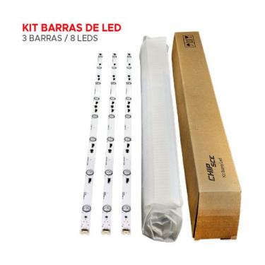 Imagem de Kit 3 Barras Led Tv Barramento L40s4700fs 40f3800 L40s4700 - CHIP SCE
