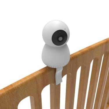 Imagem de Suporte Presilha Branco de Fixar Camera para Berço Compativel com i2GO