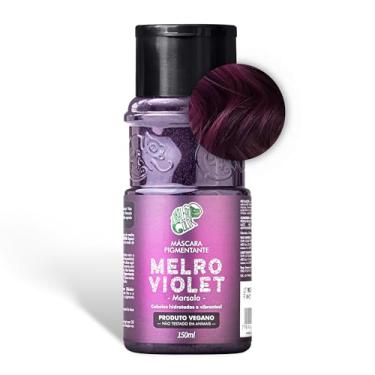Imagem de Kamaleão Color – Máscara Pigmentante Semi-Permanente, Melro Violet - Cores Vibrantes e Hidratação Intensa – Low Poo, Vegano, Cruelty Free – 150ml