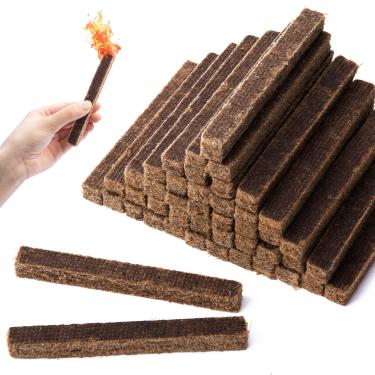 Imagem de Adnee Fire Charcoal Starter-Camp Fire Charcoal Starter Sticks-Fire Charcoal Starters para Lareira, Fogão A Lenha, Churrasqueira, Chaminé de Carvão, Acessórios para Churrasco (50)
