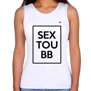 Imagem de Regata Feminina Sextou BB - Foca na Moda, Branco, M