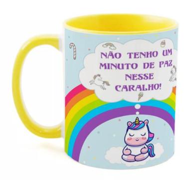 Imagem de Caneca Unicórnio Malcriado Não Tenho Um Minuto Nesse Car@lh0 - GMH 