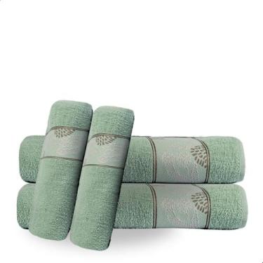 Imagem de kit Conjunto Toalhas Garden 4 Peças 2 Toalha Banho + 2 Rosto - Bella E