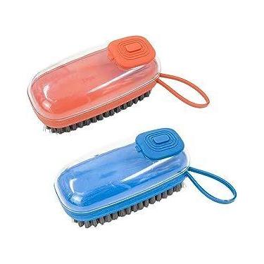 Imagem de Escova Lava Louça Dispenser de Detergente Limpeza Cozinha Lavanderia -