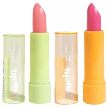 Imagem de Balm batom labial magico melu - Melu By RubyRose, KIT 2 BALM