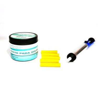 Imagem de Pasta De Solda + Sugador de Solda + 5 Protetores De Bico - soft