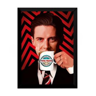 Imagem de Poster Twin Peaks Moldurado Arte Quadro - Fanarte