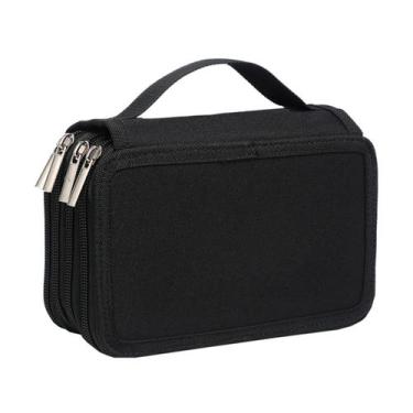 Imagem de Estojo Box Grande BakPak Unissex 4 Zípers Quadrado Divisória - Bak Pak