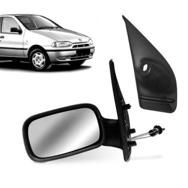 Imagem de Retrovisor Palio Siena 1996 a 2000 4 portas com acabamento - Retrovex,