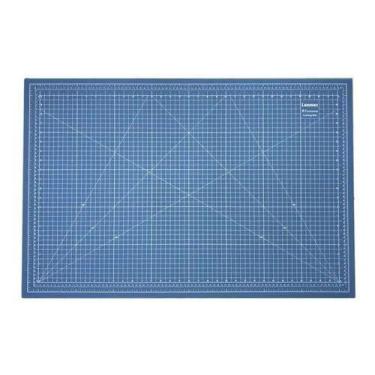 Imagem de Base De Corte Dupla Face 90x60 A1 Patchwork Artesanato Azul - LANMAX