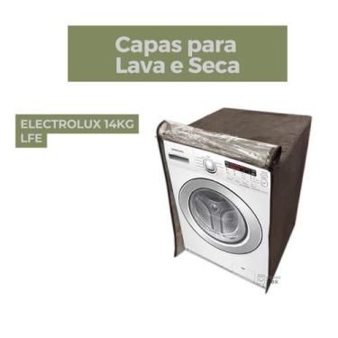 Imagem de Capa lava e seca electrolux 14kg lfe transparente flex - Capas Flex, M