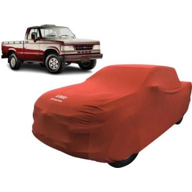 Imagem de Capa Contra Risco Tecido Camionete Chevrolet D20 C20 A20 - Mz, Vermelh