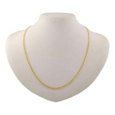 Imagem de Colar Masculino Ouro 18k Grumet Diamantada 3.6 60 Cm Maciça - JOIE JOI