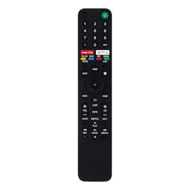 Imagem de Controle remoto de substituição RMF-TX500U compatível com Sony LED 4K UHD Smart TV KD-75X75CH XBR-55A8H XBR-75X850G XBR-65X90CH KD-65X75CH XBR-65X950G XBR-75X950G XBR-85X950G KD-75 x 75 0H KD-55X750H
