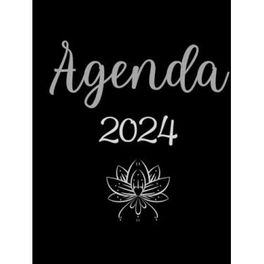 Imagem de Agenda y Planificador Diario Semanal y Mensual de Tapa Dura de Enero a Diciembre 2024 agenda de 8.5x11: Agenda 2024, la agenda ideal que te ayudara a ... proyectos para lograr un año 2024 de éxitos
