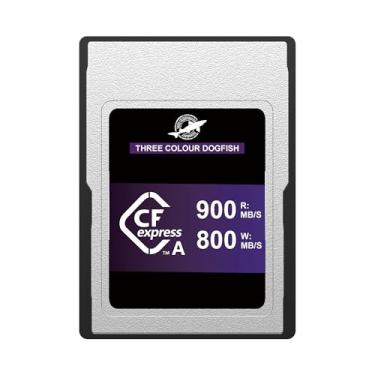Imagem de Dogfish Cartão de memória CFexpress tipo A de 256 GB, velocidades de leitura de até 900 MB/s para câmeras Sony Alpha/FX Gravação 4K 8K e disparo contínuo de alta velocidade