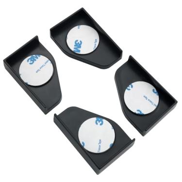 Imagem de ZZHXSM 4 peças base de aquário de peixe protetor de canto almofada de pé 6 x 4 x 1,8 cm vidro protetor de peixes proteção de aquário tapete protetor anticolisão absorção de choque plástico capa de