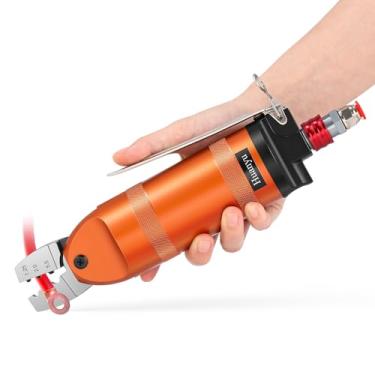 Imagem de Alicate pneumático Huanyu para crimpagem de arames pneumáticos, grampos para tesoura de arame, ferramenta de crimpagem de terminal de pressão de ar de 1,25 – 2,0 – 5,5 mm para conectores de arame, terminais de nipper
