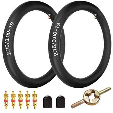 Imagem de 2,75/3,00-19 2,75x19 2,50-19 70/100-19 Tubo interno para Honda CRF 100F 125FB 150F 450R Kawasaki KX 100 250 500 250F 450F Yamaha Off Road Motocross Motocross Motocicleta Dual Sport Adventure Trail Bicicleta Pit Dirt