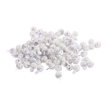 Imagem de 100 PCS Mini LED Ball Lamp Balão Luz Decoração Suprimentos Flash Light Com Longo Tempo de Espera e Bateria Embutida para Festa de Natal de Casamento (Colorido)
