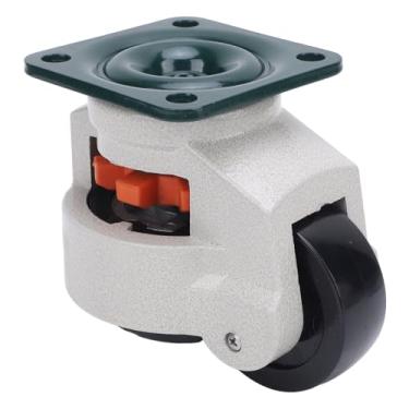Imagem de Roda de Nivelamento de Montagem Em Placa, Rodízio de Bancada para Serviço Pesado de 6600LBS, Roda de Nylon de 75 Mm Com Base de Borracha para Equipamentos Domésticos Industriais