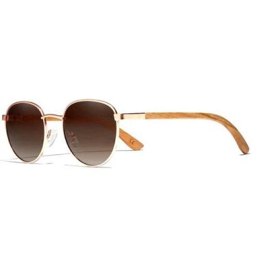Imagem de Óculos Polarizado Kingseven Design Elegante Redondo Óculos de Sol de M