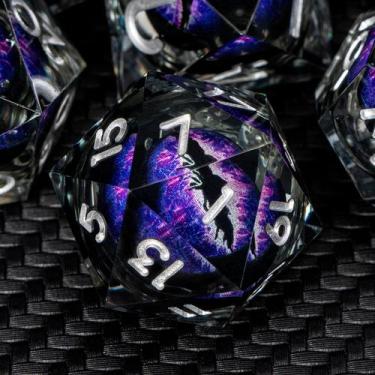 Imagem de Conjunto de Dados ARUOHHA DND - Olho de Dragão de Resina com Núcleo Lí