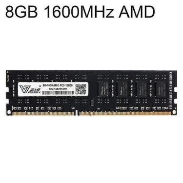 Imagem de Memória RAM DDR3 8GB 1600MHz Vaseky para PC - Compatível com AMD