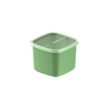 Imagem de Pote Tramontina Mixcolor Polipropileno Verde Sálvia Tampa Transparente