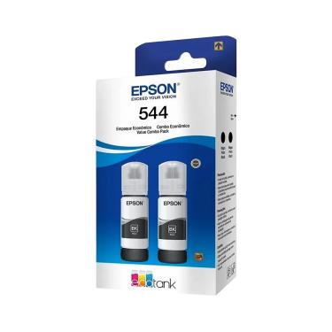 Imagem de Kit com 2 Garrafas de Tinta Epson T544120 Preto