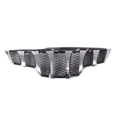 Imagem de Auto Racing Grills Fit Compatível Para Xtrail X-trail T32 2014 2015 2017 2016 2018 Abs Malha Máscara Capa de Pára-choques Grelha Grelha Peças de Carro(SILVER)