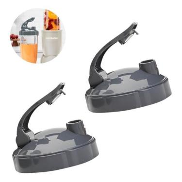 Imagem de 2 Tampas Fliptop com Anel de Vedação Compatível com Liquidificadores N