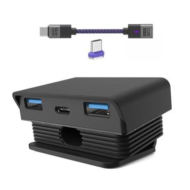 Imagem de Base de carregamento RGB, carregador rápido com duas entradas USB para mouse Logitech G PRO X Superlight 2 GPW 3 G705