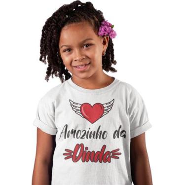 Imagem de Camiseta T-shirt Infantil Amorzinho da Dinda Branca - Del France, 01