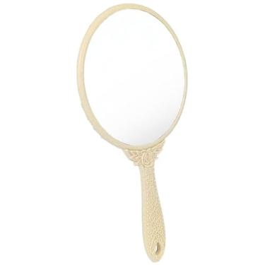 Imagem de Espelho de Mão Princesa Vintage Provençal Maquiagem(Bege)