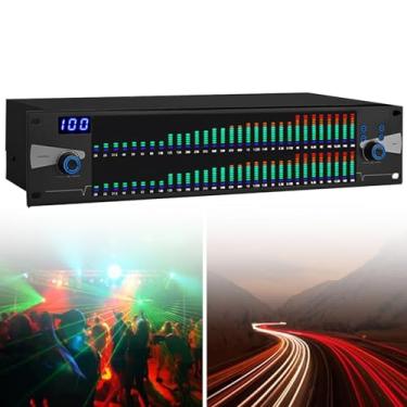 Imagem de Equalizador gráfico de 31 bandas, equalizador gráfico profissional com 10 efeitos predefinidos, para KTV, estúdio