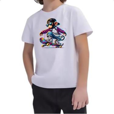 Imagem de Camiseta Infantil Chinpanze hip hop neon - Alearts, 14