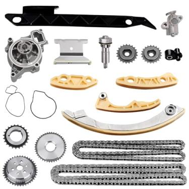 Imagem de Kit de corrente de distribuição do motor - Compatível com Chevy, GMC, Pontiac e Saturn - 2.0L, 2.2L, 2.4L - LaCrosse, HHR, Malibu, Terrain, G5, G6, Saab - Substitui 9-4201S, 12624936