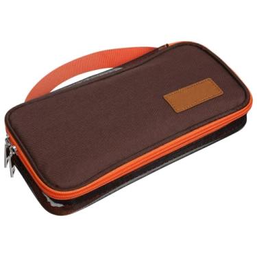 Imagem de Cabilock Bolsa para utensílios de acampamento, bolsa portátil de pratos, bolsa de viagem para armazenamento de utensílios, piquenique, churrasco, mesa, garfo, colher e organizador de pauzinhos