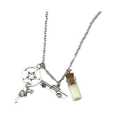 Imagem de Amuleto Pingente Anjo Wicca Dean Winchester - Supernatural - Jensen Ac